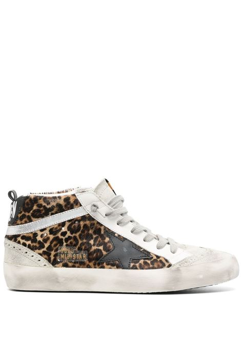 Sneakers Mid Star con stampa leopardata Golden goose - donna GOLDEN GOOSE | GWF00122F00376681933